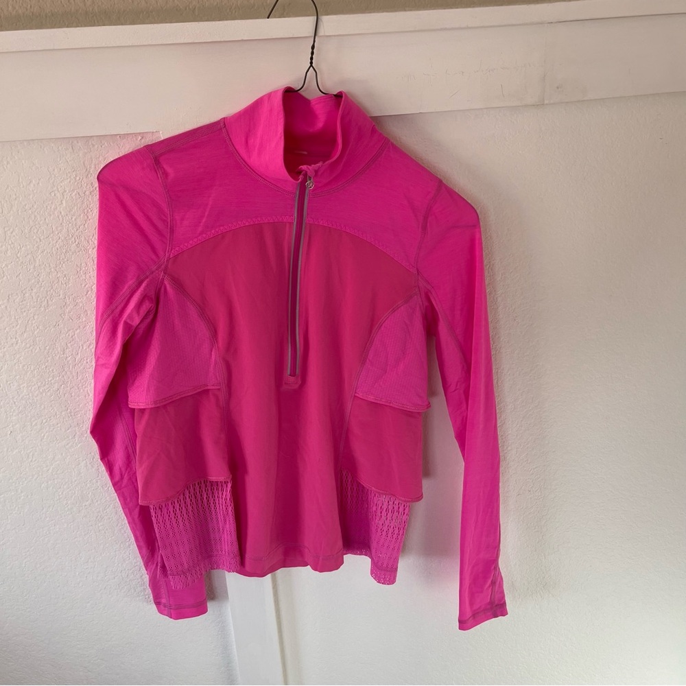 Lululemon Athletica Women's 6 Quarterzip Lightweight Athletic Long Sleeve